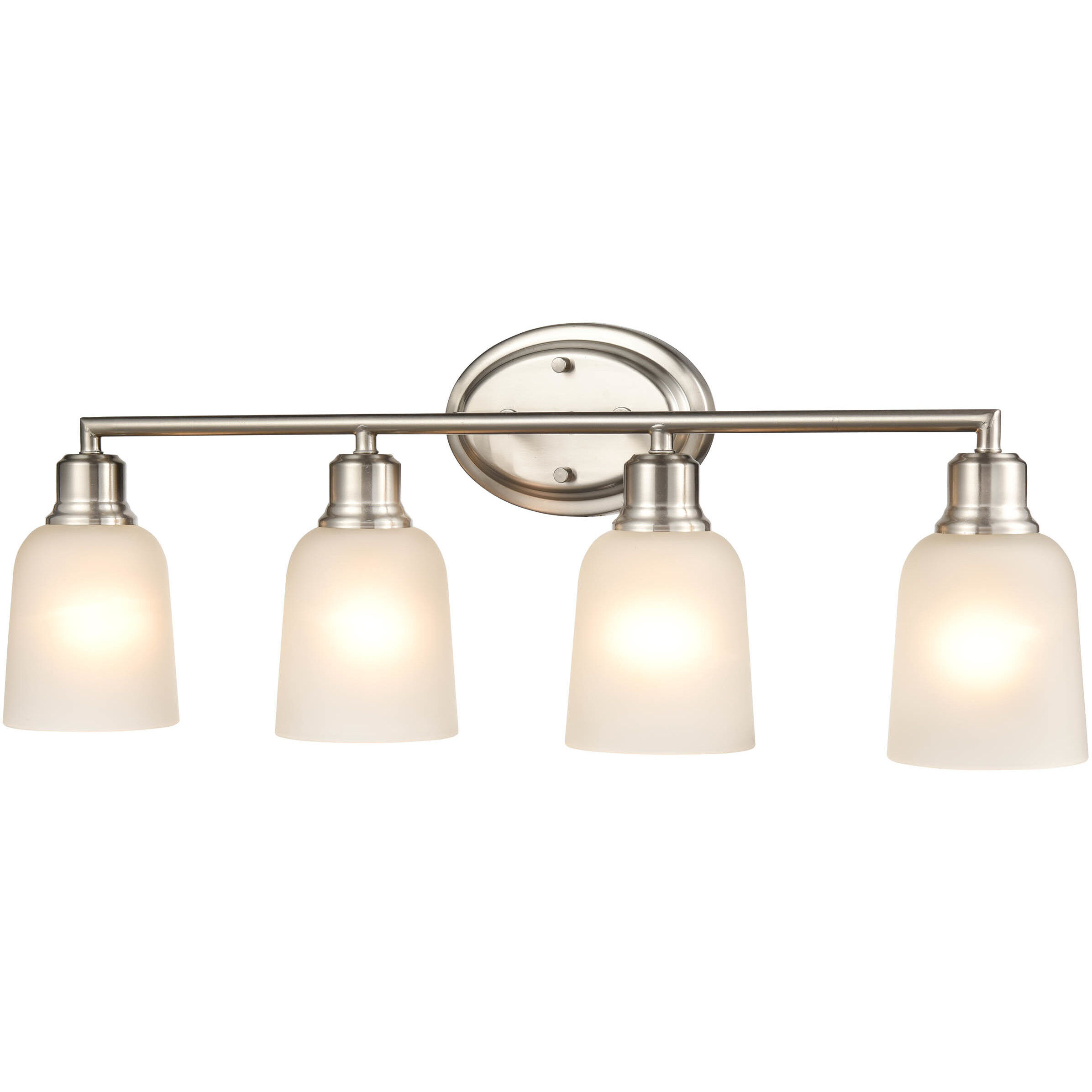 Amberle 4 Light 28 inch Brushed Nickel Bathroom Vanity Light Wall Light